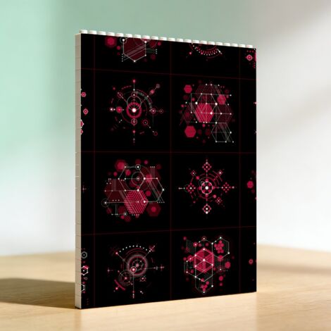 Cadre en blocs pour couples adultes, idée de cadeau d’anniversaire