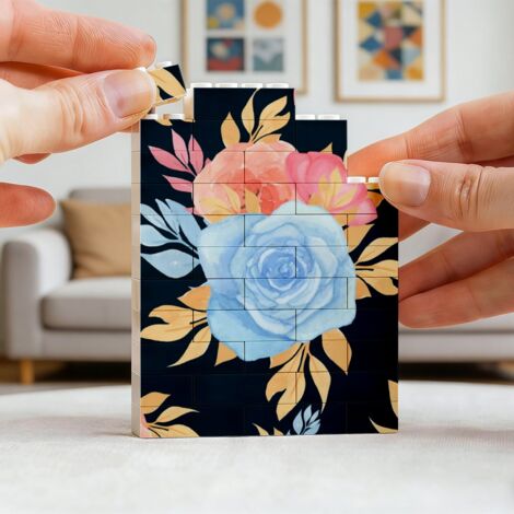 Cadre photo en blocs pour adultes à faire soi-même, cadeaux de la Saint ...