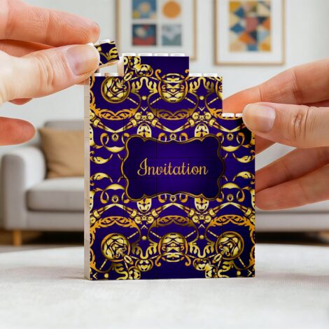 Kit cadre en blocs à faire soi‑même, cadeau pour la Saint‑Valentin et ...