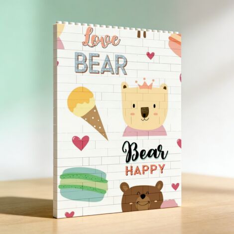 Cadre photo en blocs pour amoureux créatif, cadeau pour la Saint ...