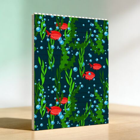 Cadre en blocs pour adultes, cadeau pour anniversaire et Saint‑Valentin (1/5)