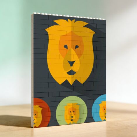Cadre en blocs pour amoureux adultes, cadeau pour anniversaire (1/5)