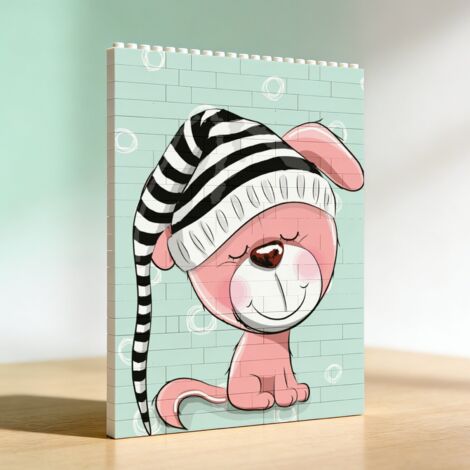 Cadre en blocs et briques à faire soi-même, cadeaux pour anniversaire et anniversaire (1/5)