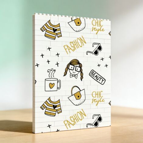 Cadre en blocs et briques à faire soi-même, cadeaux pour anniversaire