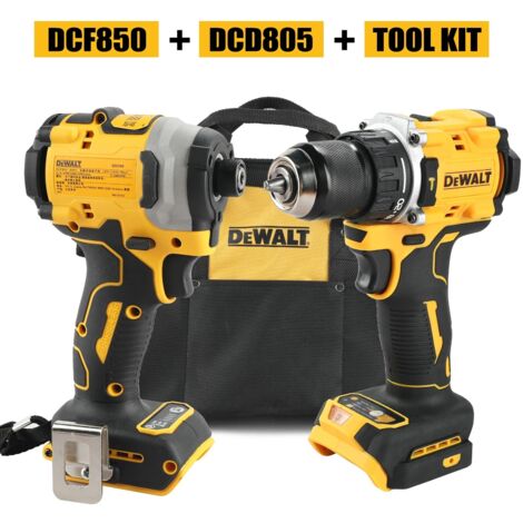 DCF805 DCD850 tournevis à moteur sans brosse au Lithium tournevis électrique perceuse à main électrique Kit combiné de perceuse à percussion (1/5)
