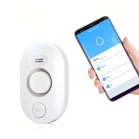 AUTRUCKER Détecteur de fuites WiFi pour maison connectée, surveillance à distance des fuites domestiques, version application (1/5)