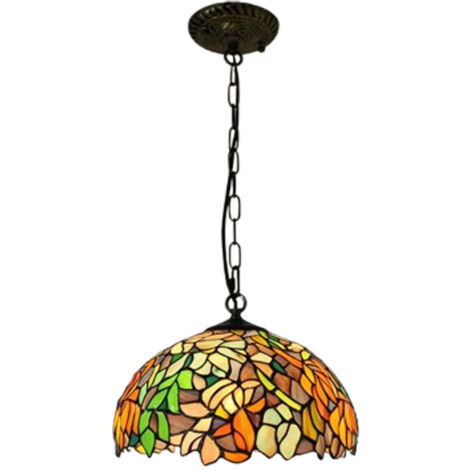 LEDANDER Plafonnier de 30 cm, lustre rétro 9 W, lumière chaude, culot E27 (220 V), éclairage d'entrée,pour l'éclairage de foyer de salle à manger de cuisine (1/5)