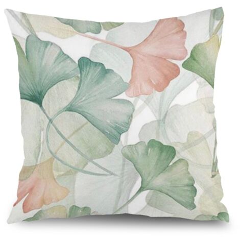 Housses de coussin style ferme fleurs, décoration pour salon chambre jardin,40×40cm (1/5)