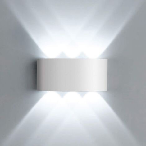 Applique murale LED d'intérieur 6 W, style nordique moderne, lumière blanche, pour salon, chambre, escalier, couloir (1/5)