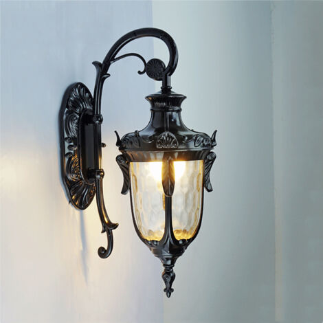 Applique d'extérieur de style français, applique d'extérieur étanche, applique murale minimaliste pour couloir (ampoule LED 3W) (1/5)