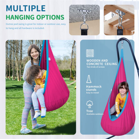 Balançoire de thérapie sensorielle pour enfants intérieur 360 matériel de cintre Balançoire de thérapie sensorielle pour enfants intérieur 360 matériel de cintre