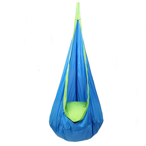 LEDANDER Fauteuil suspendu pour enfants — Chaise sensorielle d'intérieur et d'extérieur Charge max. : 80 kg Installation facile 150 x 70 cm