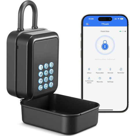 LEDANDER Coffre-fort intelligent Bluetooth TTlock pour clés,autorisation d'accès à distance,étancheIP65,porte-clés sécurisé pour clés de maison (1/5)