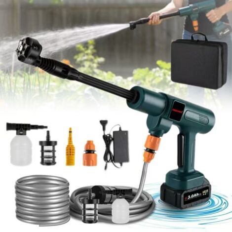 Nettoyeur haute pression 6 en 1, 3500 W, 200 bars, 4,1 L/min, pistolet de pulvérisation électrique, convient au nettoyage de la voiture et du jardin. (1/5)