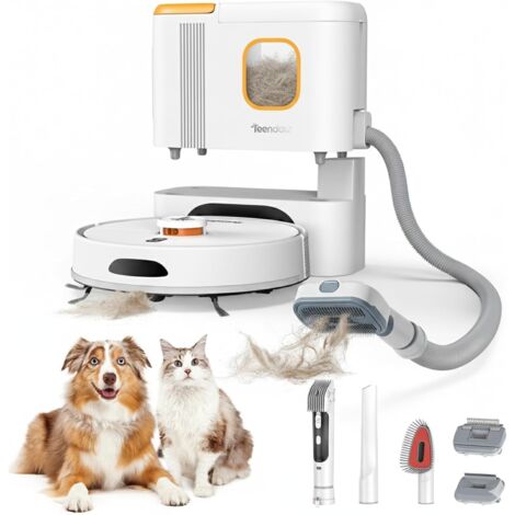Aspirateur Robot- Teendow- - D20S Max+ - Aspiration 6000 Pa - Navigation LDS - Autonomie 70 jours