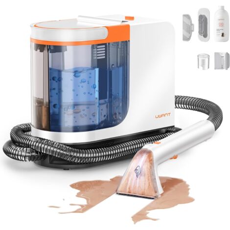 UWANT B300 Pro Nettoyeur Vapeur pour Canapé et Tissu, 18000 Pa Puissance d'Aspiration, 600W, Réservoirs 2-en-1 1,2L/1,4L, Auto-Nettoyage