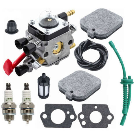 Carburateur de remplacement pour Souffleurs de Feuilles BG65 SH55 SH85 avec joints, bougie, filtre à air et conduite de carburant - Pièce 4229-120-0650 (1/5)