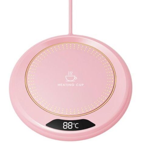 (Rose) Chauffe Tasse, Chauffe Tasses USB avec 3 Réglages de Température, Réchauffe Tasse à Café, Chauffe Tasse à Café, Chauffe Bougie Intelligent Chauffe Boisson Électrique pour Café Thé Lait Bougies (1/5)