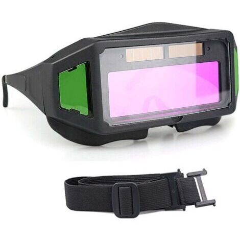Lunettes de Soudure, Masque de Soudeur Automatique, Auto-assombrissantes Solaires Lentilles TIG MIG Lunettes Soudeur pour Protection des Yeux (1/4)