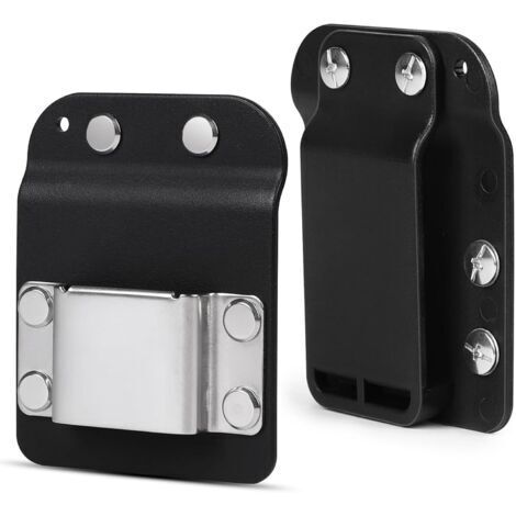 Porte Outils Ceinture, Support à Outils pour Perceuse, Clip de Ceinture à Outils, Clips en Acier Inoxydable 304, pour Perceuse sans Fil, Visseuse à Chocs, Cloueur, Mètre Ruban (1/5)
