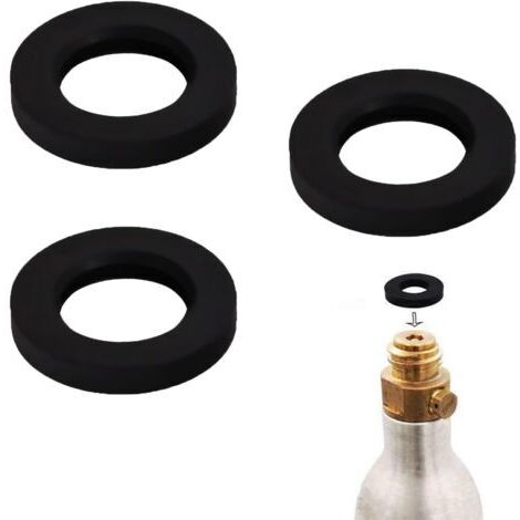 Lot de 3 Joint de Rechange pour Soda-stream - Joints d'Étanchéité en Caoutchouc Compatibles avec Soda-stream Crystal, Terra et Machines à Soda, Remplacement pour Bouteille Soda-stream (1/4)