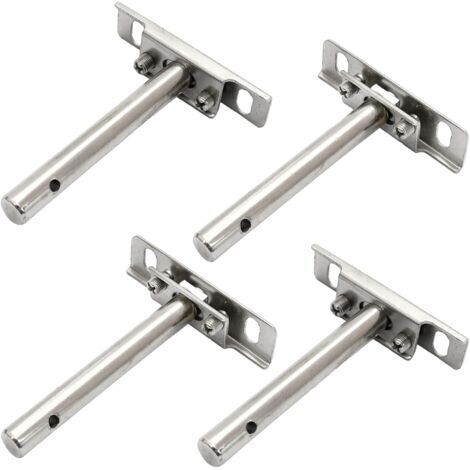 Etagere Murale Fixation Invisible, Support Etagere Murale 4 Pièces, Support Etagere 93 Mm, Support Etagere Invisible, Fixation Etagere Invisible