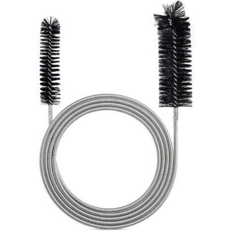 Brosse de nettoyage flexible pour tube d'alimentation - Outil de nettoyage de tuyau - Noir(2M) (1/4)