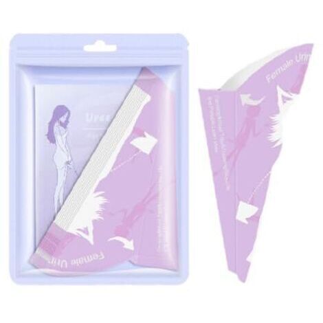 40 Pièces Aide à L'urinoir pour Les Femmes Debout, Urinoir Jetable pour Femme, Entonnoir de Pipi Debout, Urinella pour Femme pour Les Déplacements, Le Camping, Les Voyages, La Randonné (1/5)