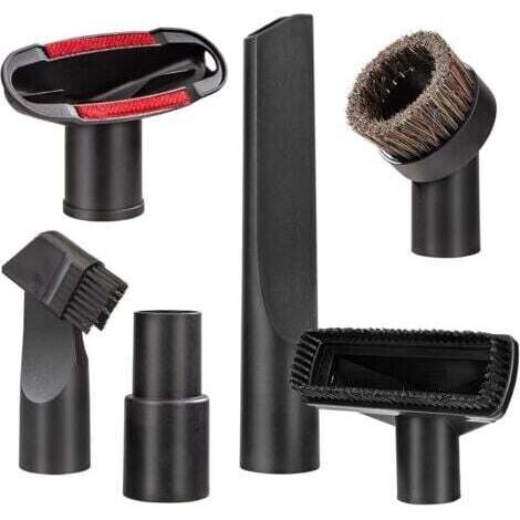 Accessoires pour Aspirateur, 6 Pièces Embouts pour Aspirateurs Brosse Universelle pour Coussins, Suceur Plat, Brosse à Matelas, Brosse d'aspiration avec Adaptateur 32 mm et 35 mm (1/5)