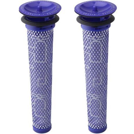 Lot de 2 pré-filtres de rechange pour Dyson DC59, DC62, DC74, V6, V7, V8.