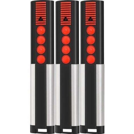 Lot de 3 868MHz Telecommande Portail, Telecommande Porte de Garage Compatible avec Telecommande 4020 TX03-868-4, 4026 TX03-868-2, 4020V000, 4026V000, Bip Portail Porte De Garage, 4 Canaux (1/4)