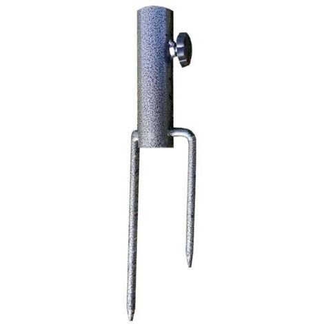 Piquet De Sol Pour Parasol Parasol à Cheville Parapluie De Plage Ancrage De Sable Piquet Parasol Pied De Parasol En Fer Parasol Accessoires Fixation Pour Balcon Pour Tiges De Parasol Épaisseur 28-32mm