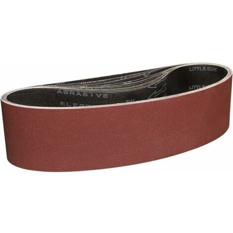 Bandes Abrasives 100x610 mm-10 Pièces de 120 Grain Bande Ponceuse pour Ponçage et Polissage avec Ponceuse à Bande Portable