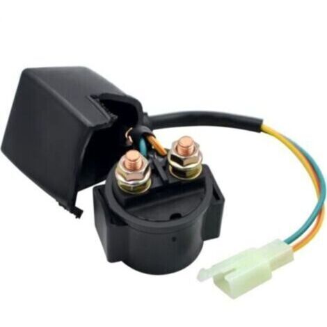 Relais 12 V Relais de démarrage de moto Quad pour GY6 50 cc 70 cc 90 cc 110 cc 125 cc 150 cc 200 cc 250 cc ATV Dirt Bike Scooter Go Kart 4 temps quatre temps