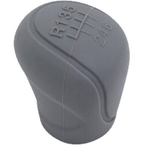 1 jeu de couvercles de pommeau de levier de vitesse en silicone (Gris), couvercle de protection universel pour pommeau de levier de vitesse de voiture, adapté pour Great Wall Haval H2S/H6/M6