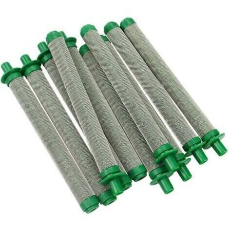 Lot de 10 filtres pour pistolet pulvérisateur sans air en acier inoxydable 304 - Accessoires pour machine - D (1/2)