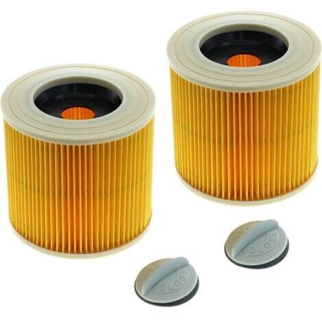 2004,A, 4002,A, 2254,A - Filtres à Cartouche pour Aspirateur Kärcher - Lot de 2 Filtres de Remplacement pour WD3 Premium (1/4)