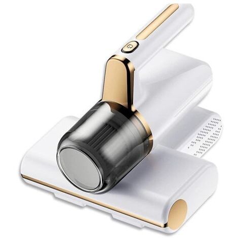Aspirateur anti-acariens avec lampe UV-C, aspirateur anti-acariens pour matelas, canapés et tapis, blanc (1/5)