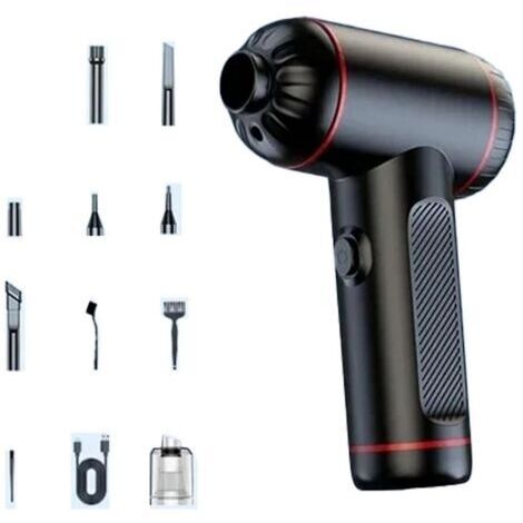 Aspirateur robot portable 5 en 1 sans fil 50 000 tr/min pour voiture et maison. (1/5)