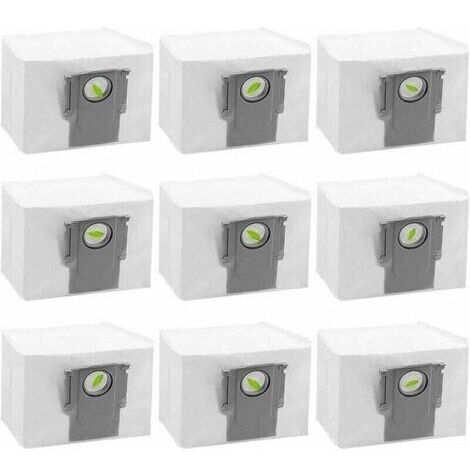 9 Sacs À Poussière Jetables, XU, Compatible Robot Aspirateur S7 MaxV Ultra/S7 Pro Ultra/Q5/Q7 - KZQ