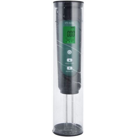 Capteur Combiné 4-en-1 pour Sol : Détection EC, Température et Humidité avec Écran Rétroéclairé - Idéal pour Jardinage et Agriculture-KZQ