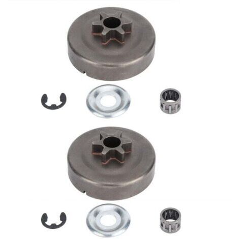 Pignons tambour embrayage STIHL Transmission moteur 2pcs, compatible 017/018/021/023/025/MS170-MS250 Propriétaires STIHL (1/4)