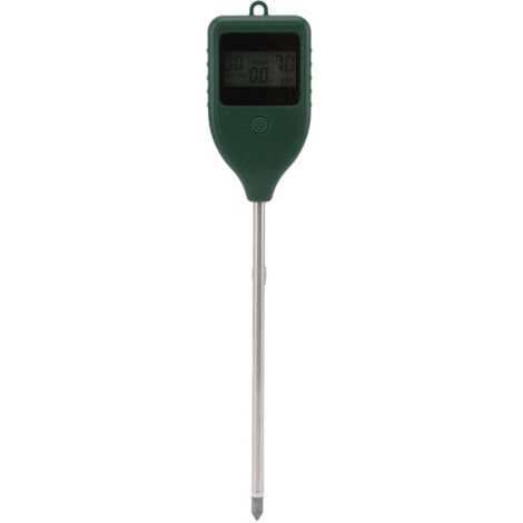 Détecteur de Sol 3 en 1 pH Humidité Fertilité avec Écran Vert pour Jardin Intérieur et Extérieur -KZQ