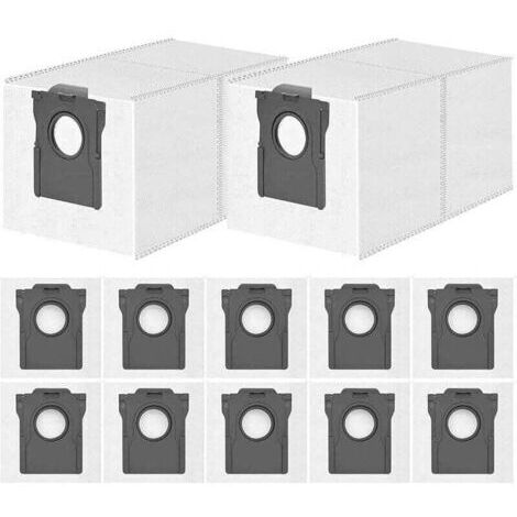 Pack de de 12 Sacs de rechange à Poussière Adaptables à Dreame L20/X40/X50 Ultra Complete, XU, L10s/L10/L40/E30 Ultra/L10s Pro Ultra, Pour Xiaomi - KZQ (1/4)
