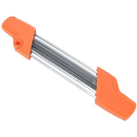 Meuleuse à Chaîne Portable 2 en 1 5,5mm pour Tronçonneuses avec Fichier pour Chaînes 3/8" et 404 Orange- (1/4)