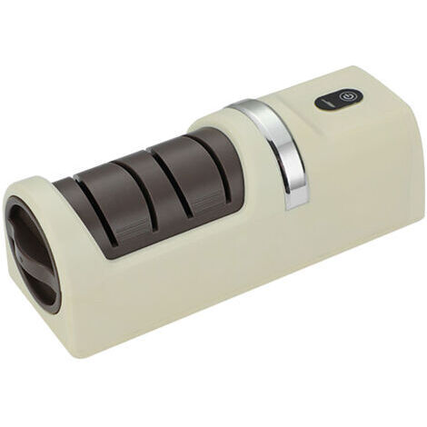 Affûteur Électrique Beige Pratique et Rapide pour Couteaux et Ciseaux - (1/5)