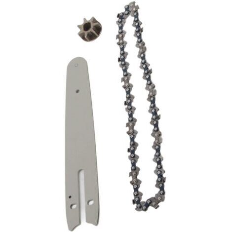 Ensemble de Guide-chaîne et Chaîne 186mm pour Scie à Branches Électrique Portable Mini Scie à Chaîne - (1/5)
