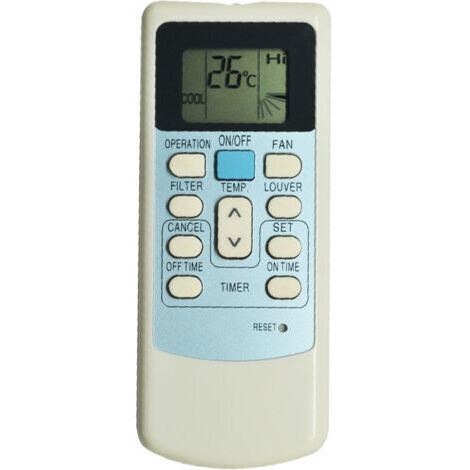 Applicable à la télécommande du climatiseur Hitachi LH6 (1/4)
