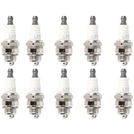 Lot de 10 Bougies d'Allumage pour Tronçonneuses et Tondeuses - (1/4)