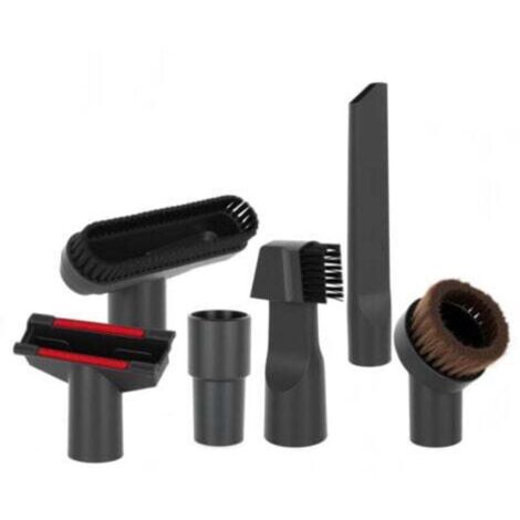 Accessoires pour Aspirateur, 6 Pièces Embouts pour Aspirateurs Brosse Universelle pour Coussins, Suceur Plat, Brosse à Matelas, Brosse d'aspiration avec adaptateur 32 mm et 35 mm (1/4)